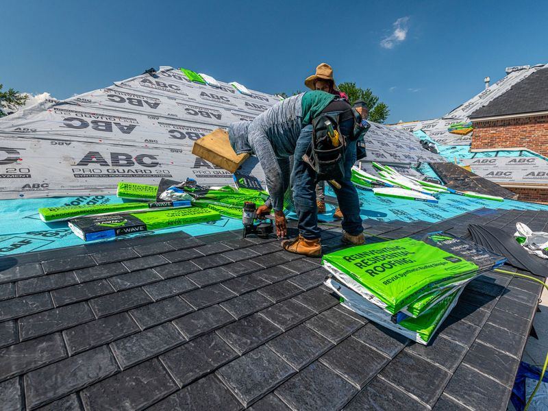Roofing job in the Bever Park neighborhood of Cedar Rapids